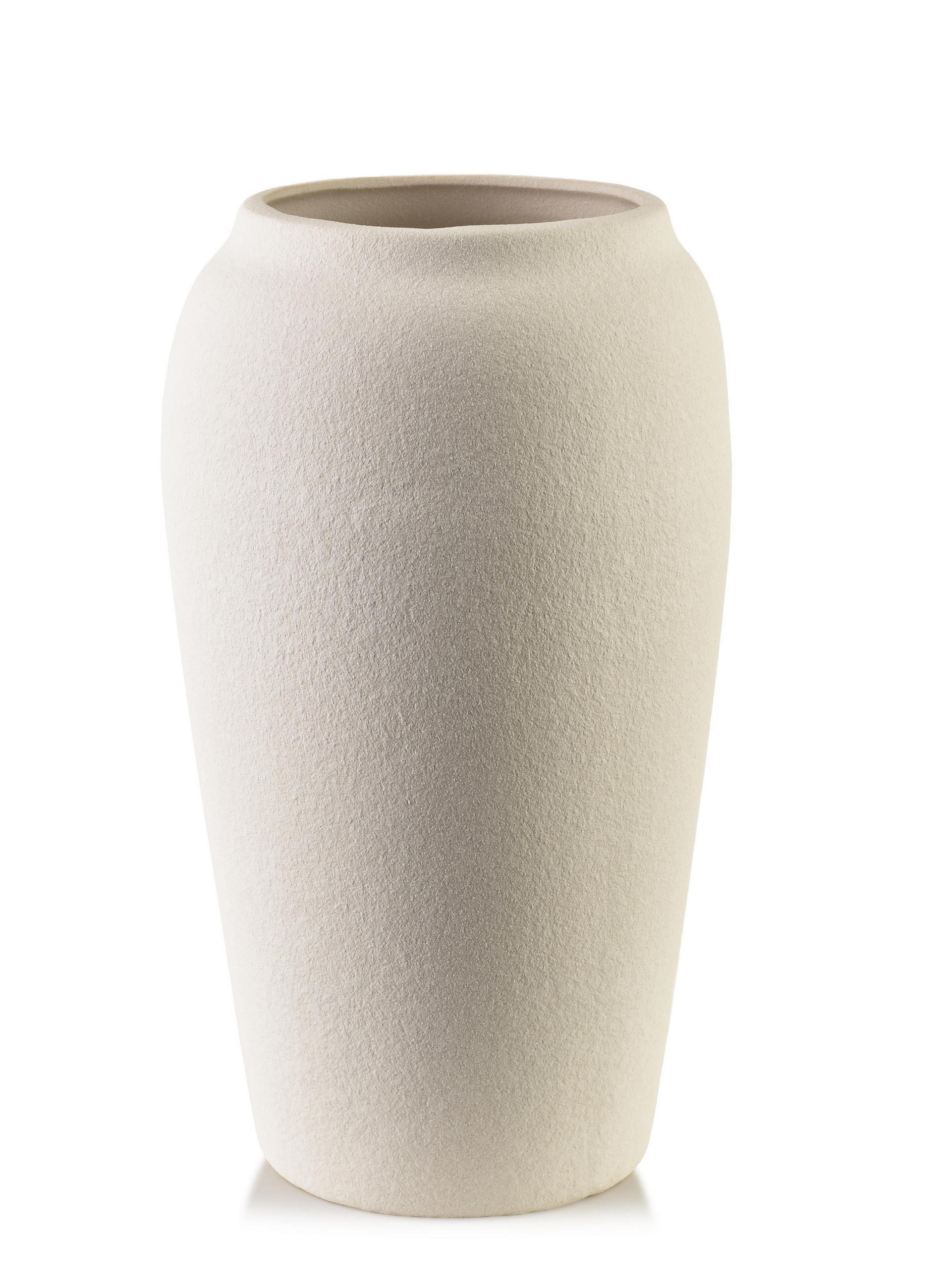VASE Manon Beige 14/10,5/26cm Polyresin - Beige, Kunststoff (28cm) - Mondex
