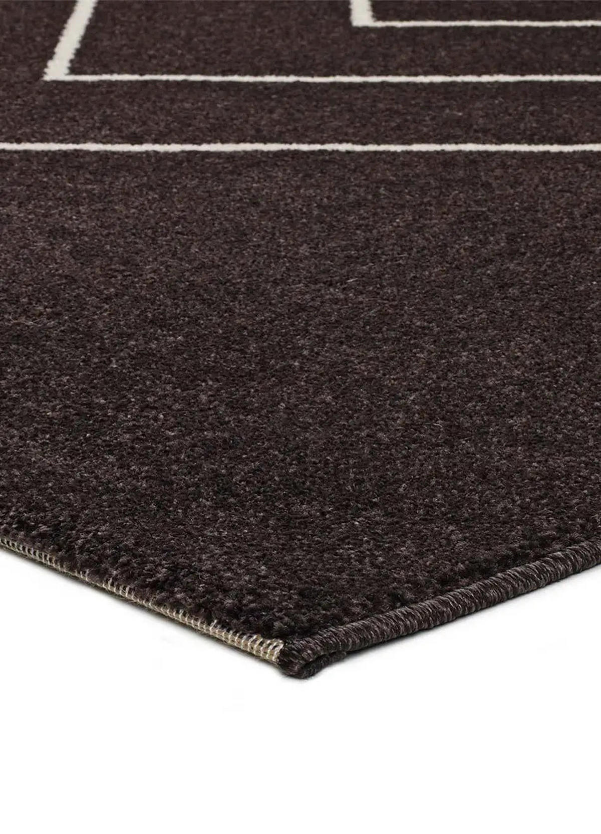 WEBTEPPICH Schwarz Breda 190/280 cm - Schwarz, Naturmaterialien/Textil (190/280cm) - Atticgo