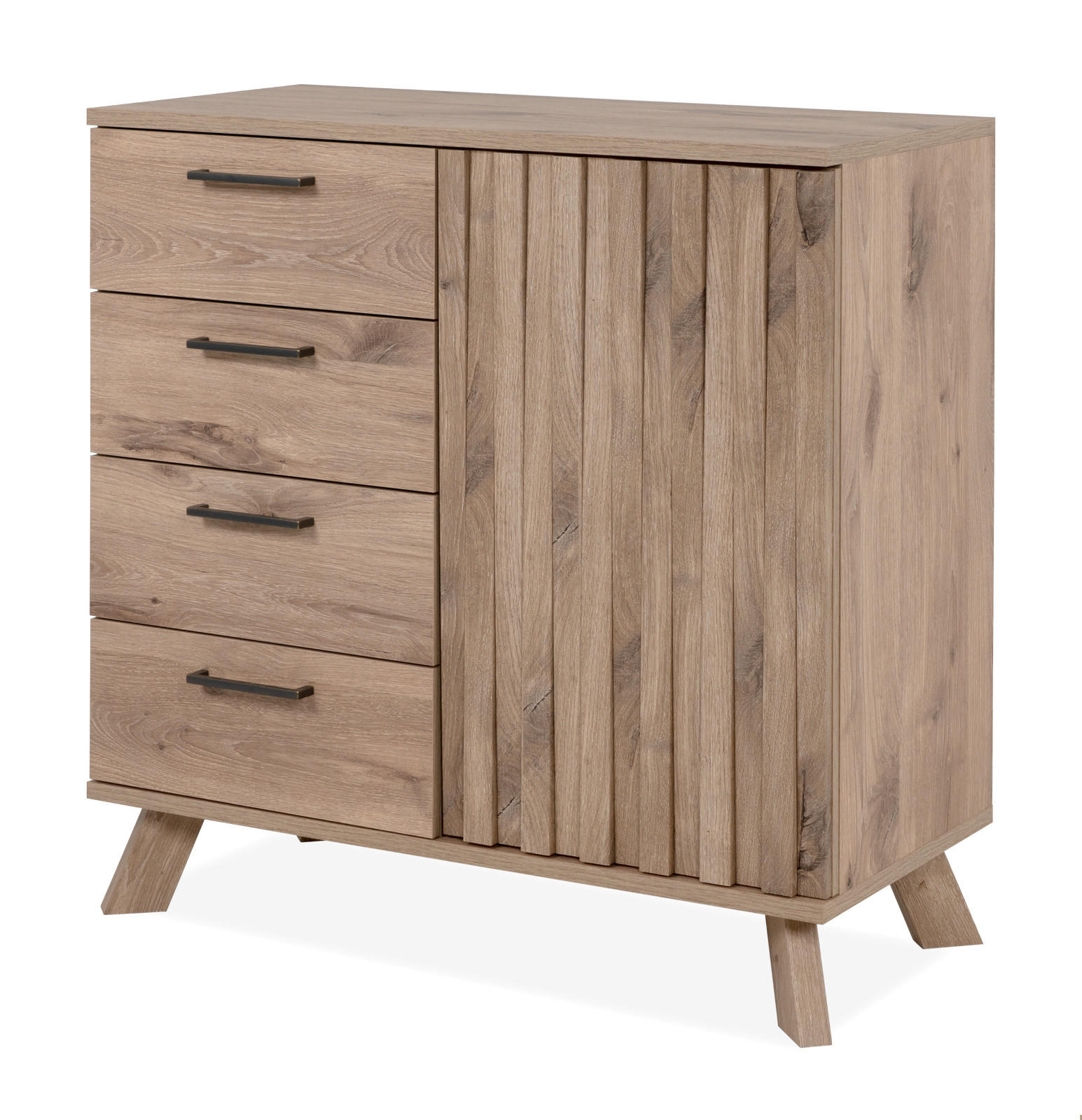 Furn.Design Kommode Eiche 84x85x40 cm