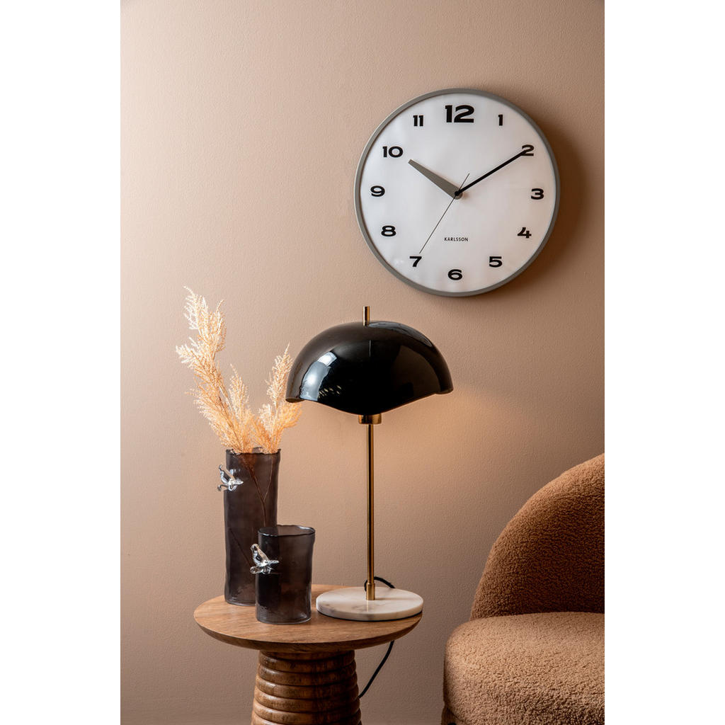 Thumbnail - Present Time Vase, Grau, Glas, Rund, 15 cm, CE, Dekoration, Vasen, Glasvasen