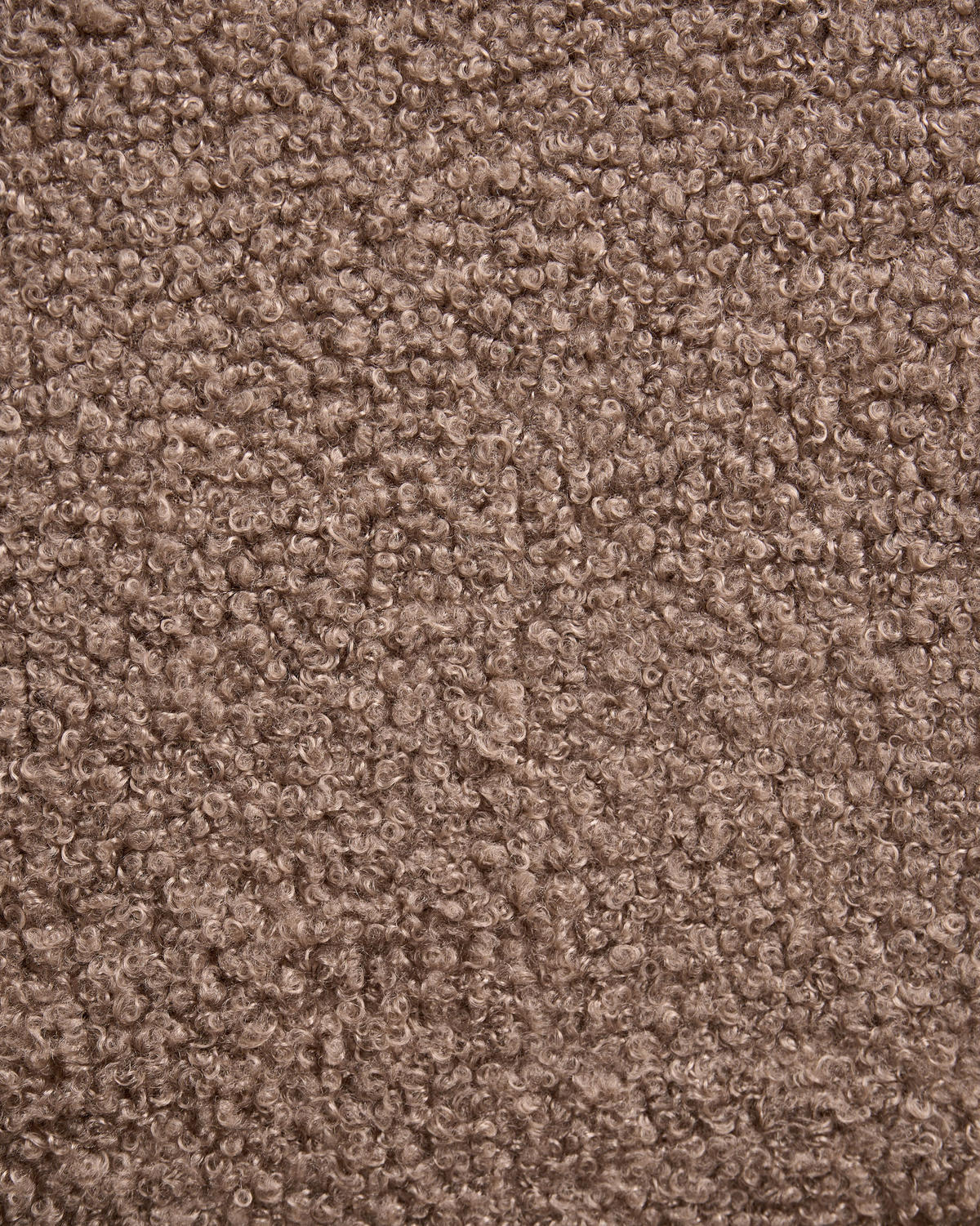ESSZIMMERSTUHL 2er-Set Bouclé Hellbraun/Taupe Mills - Hellbraun, Textil (50/80/58cm) - Beliani