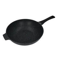 BRATPFANNE Black Stone Schwarz 57.5/33.5/13 cm Metall - Schwarz, Metall (33.5cm) - Mondex