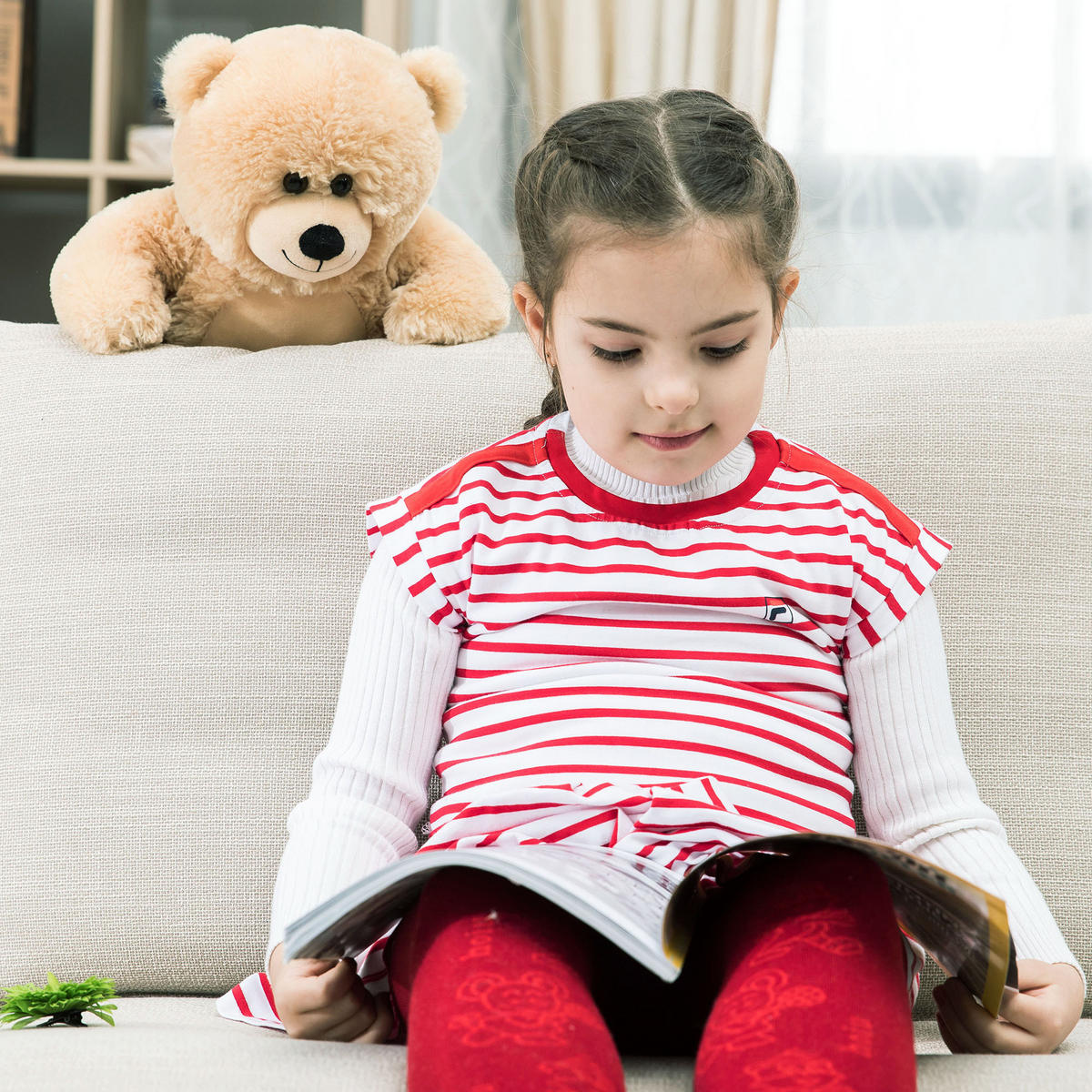 TEDDYBÄR süße Plüschtiere 25cm Hellbraun - Hellbraun, Textil (10/12cm) - Vercart