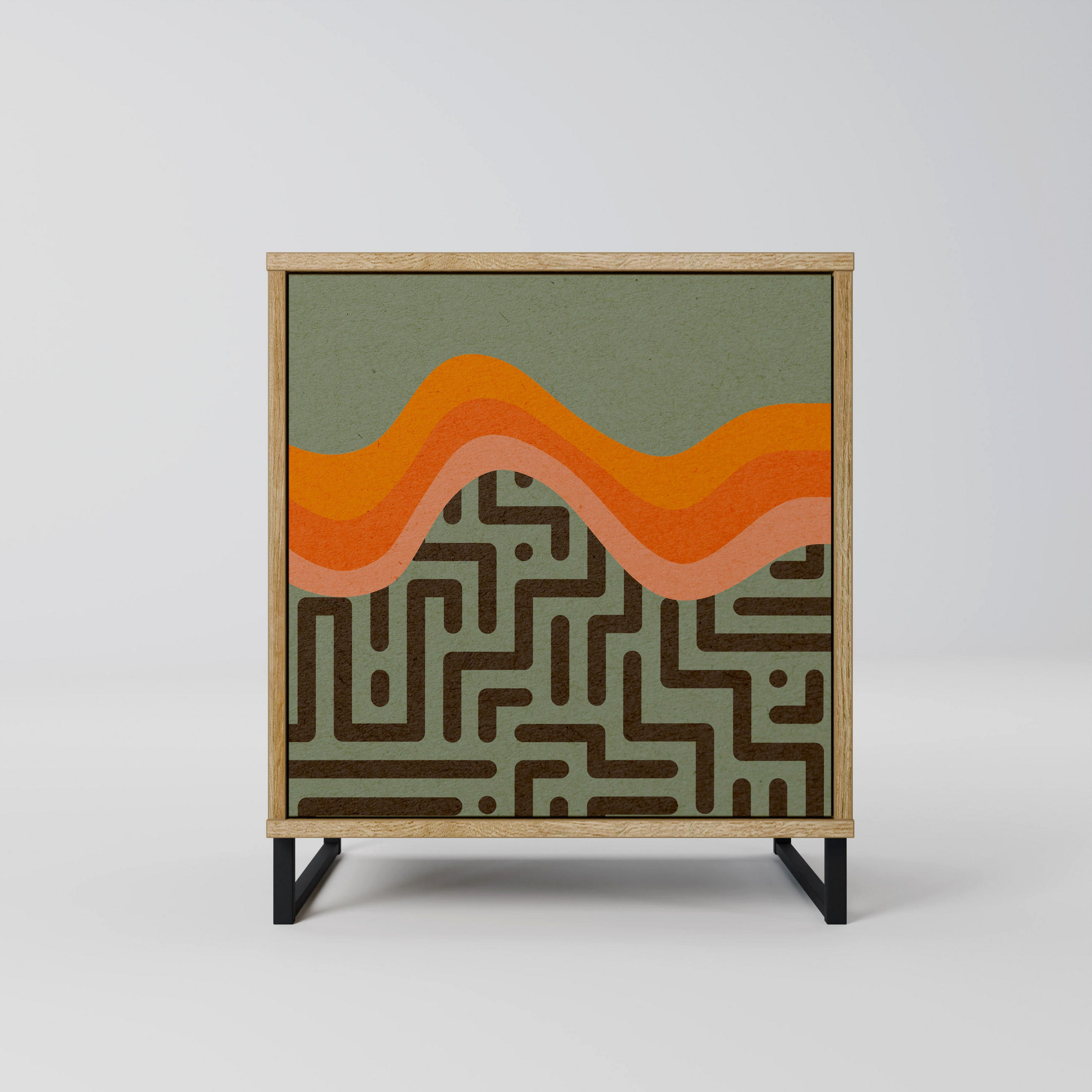 SpaceRebels Sideboard Eiche 57.5x67.5x42 cm