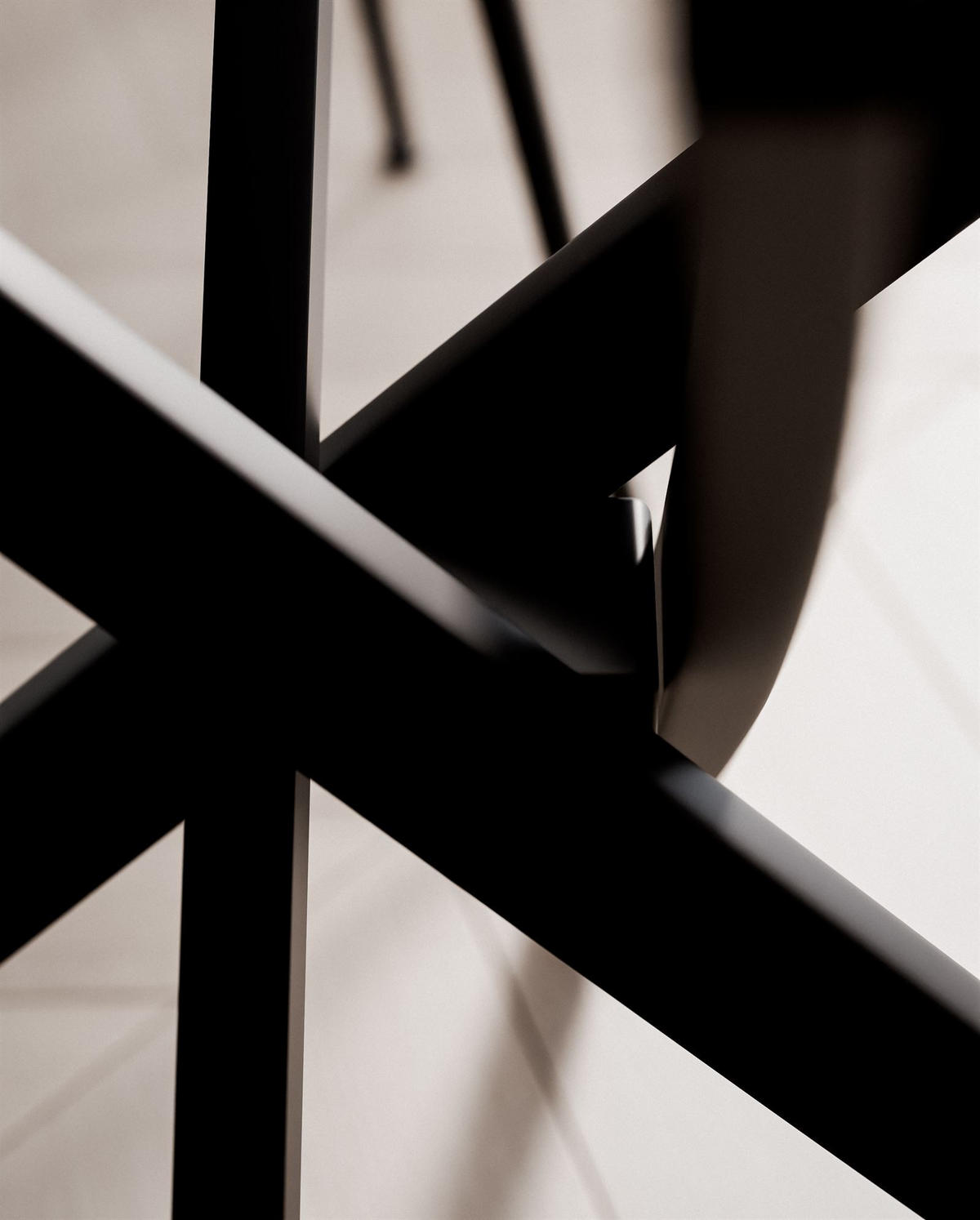 ESSTISCH BEIRA Runder Tisch 90 cm mit Glasplatte und Schwarz Tischbeine - Schwarz, Metall (90/90/72cm) - Lookway