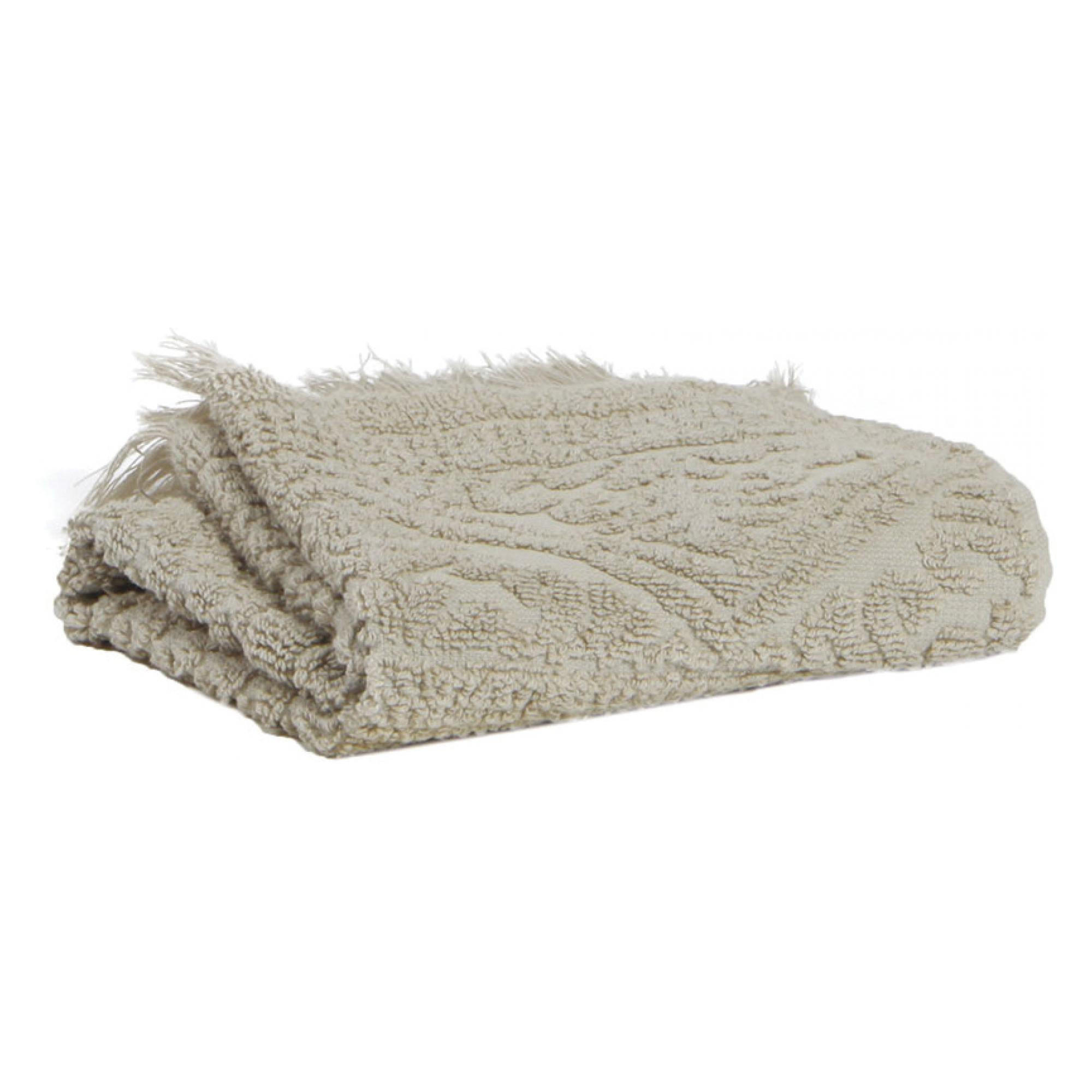 BADETUCH Zoé leinen 100 x 180 cm - Braun, Textil (100/180cm) - Vivaraise