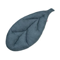 BANK-SITZKISSEN FarbTon Chenille-Haptik nordlicht-blau 59/28 cm - Blau, Textil (59/28/5cm) - beties Heimtextil