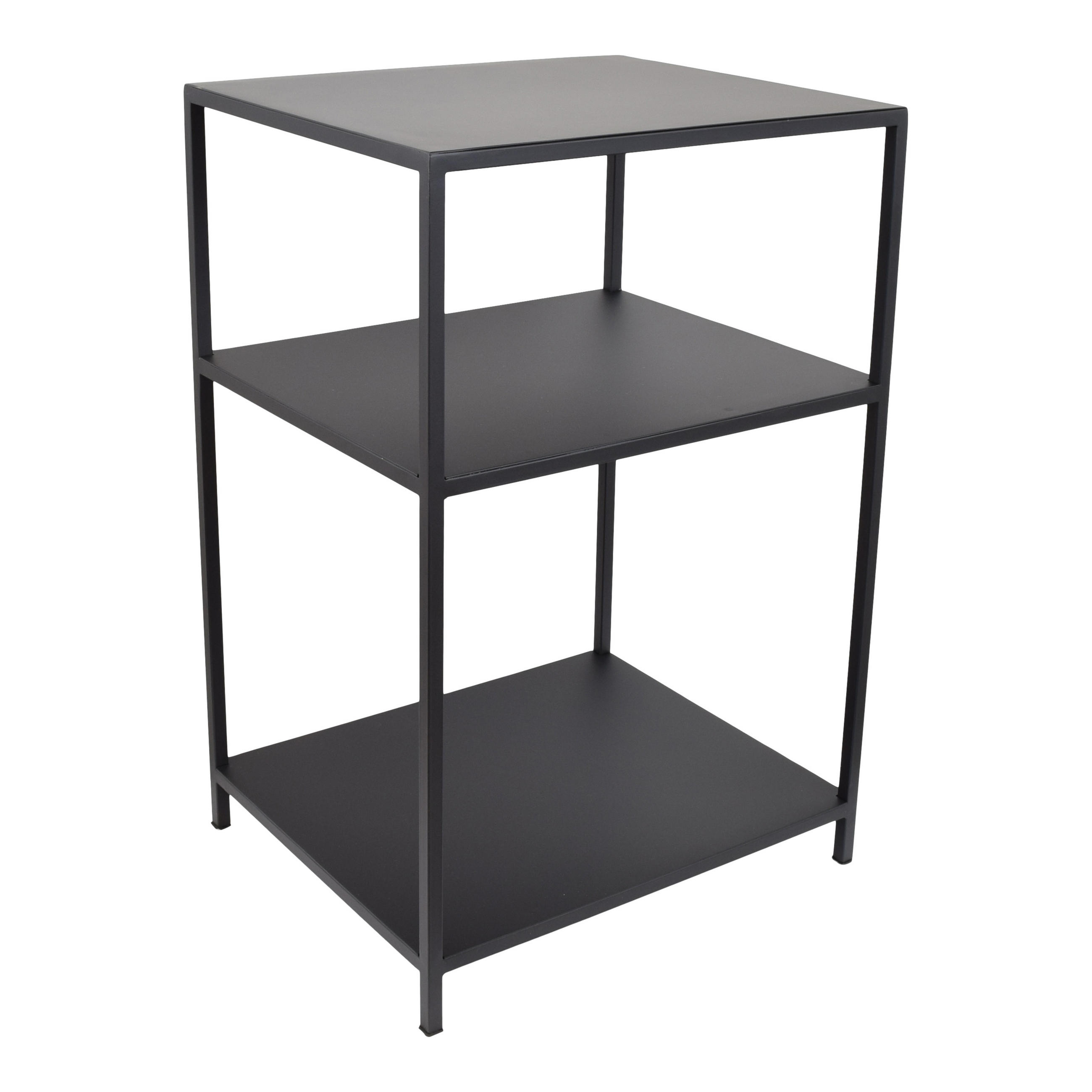 NACHTTISCH Jita Schwarz - Schwarz, Metall (42/63/35cm) - LOFT42