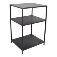 NACHTTISCH Jita Schwarz - Schwarz, Metall (42/63/35cm) - LOFT42