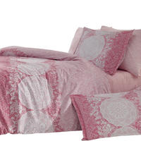 BETTWÄSCHE 5-teilig 200/200 cm ZUMRUT - Rosa, Textil (200/200cm) - ROLFNERS