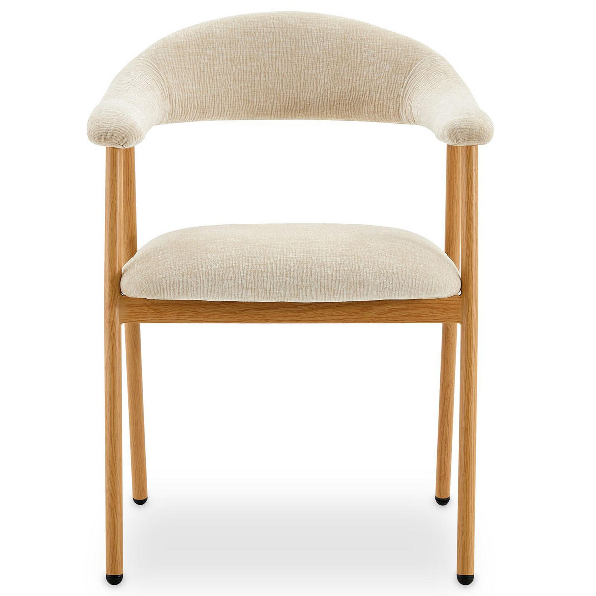 ESSZIMMERSTÜHLE ARLO 2er-Set cremeweiß - Creme, Textil (49/79/50cm) - IDIMEX