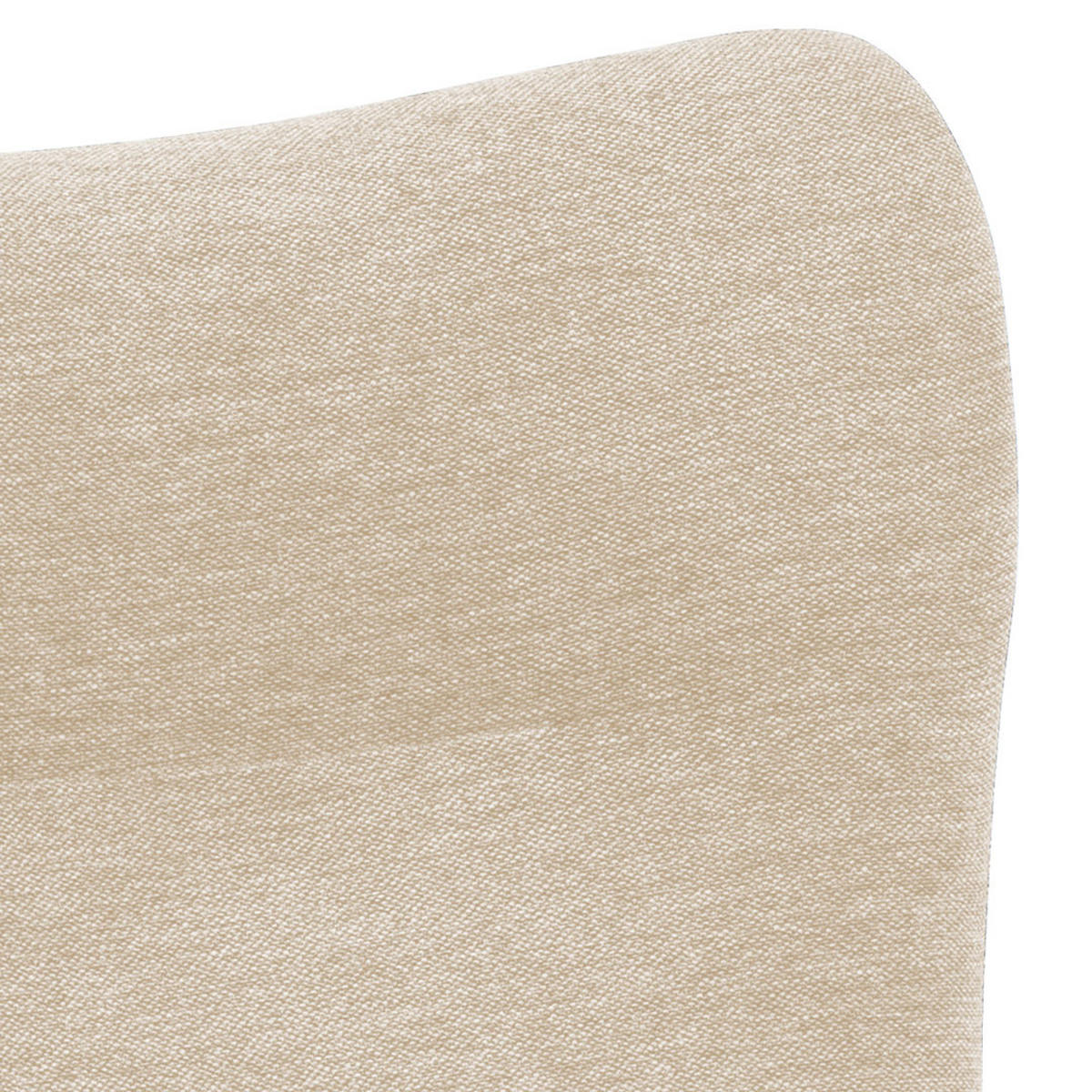 SESSEL cremefarben und schwarz - Creme, Holzwerkstoff (76/105/86cm) - ebuy24