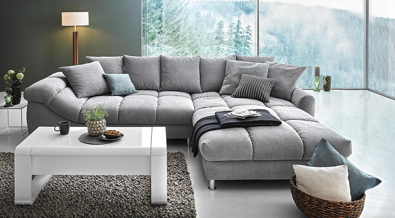 Wohnlandschaft grau