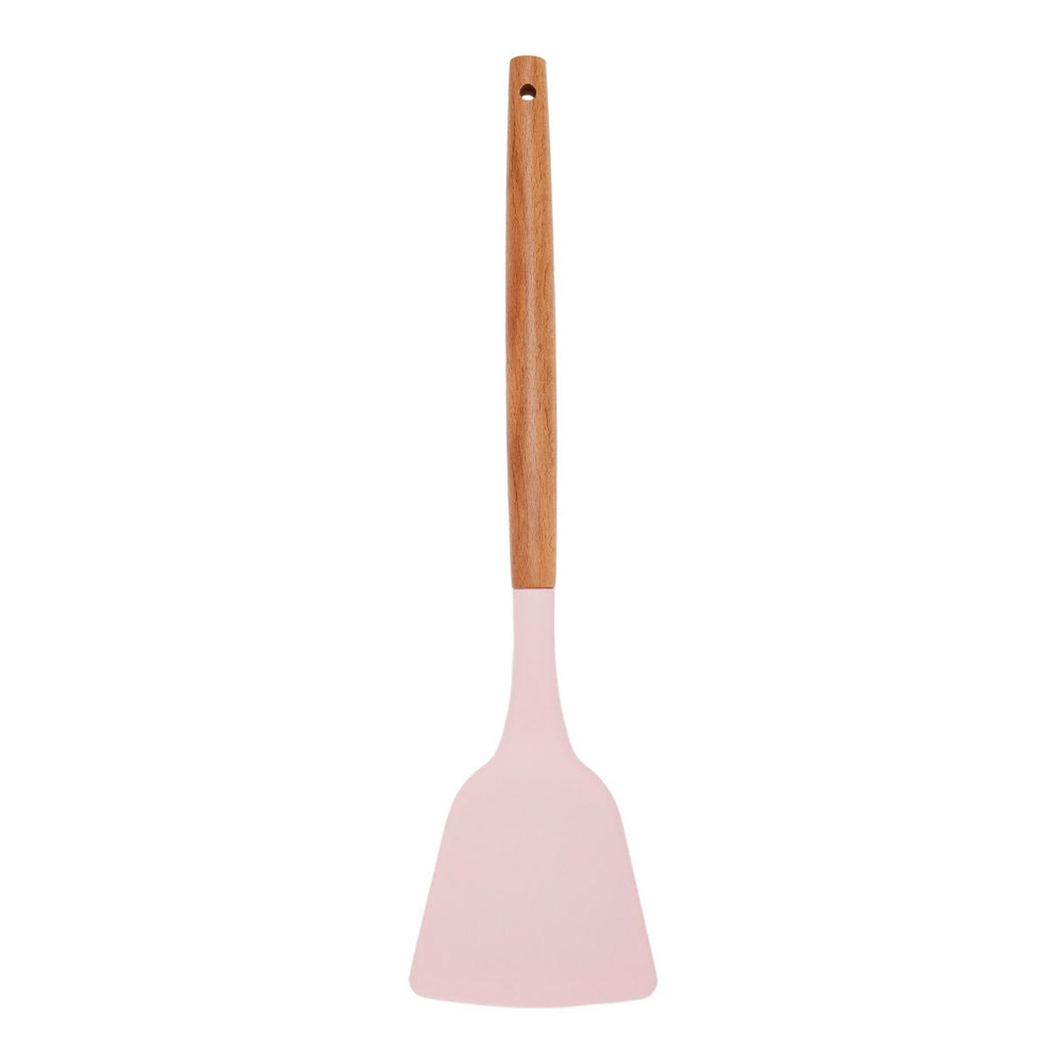 KÜCHENUTENSILIEN 11er-Set Holzhandgriff Silikon Rosa - Rosa, Holz/Kunststoff (13/34/12.5cm) - Livingandhome