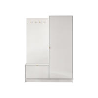 GARDEROBE Tireno - Weiß, Holzwerkstoff/Kunststoff (120/180/40cm) - MIRJAN24