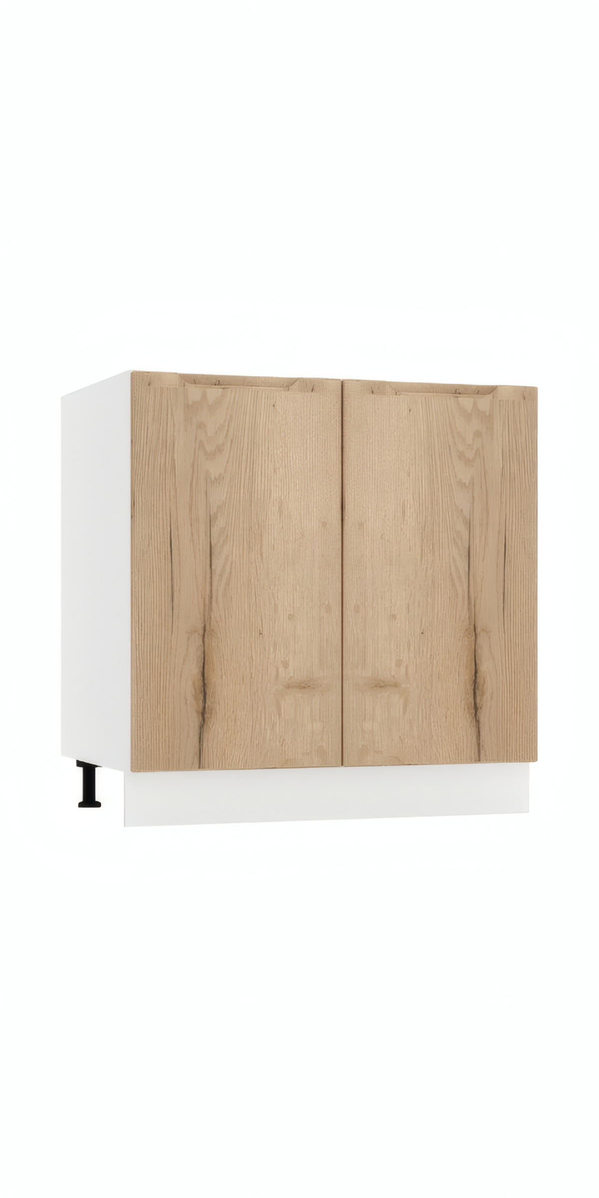 WINKELKÜCHE KS12-G290 - Zivora - Modern & funktional - Eichefarben/Weiß, Holz/Metall (290/213.3/170cm) - ROYAL24_MARKT