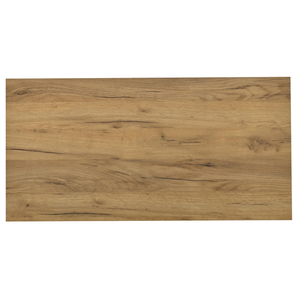 COUCHTISCH aus Spanplatte 100x50x35 cm Weiß/Holzton mit 2 Schubladen und LED-Beleuchtung - Weiß, Holzwerkstoff (100/50/35cm) - IVMEU