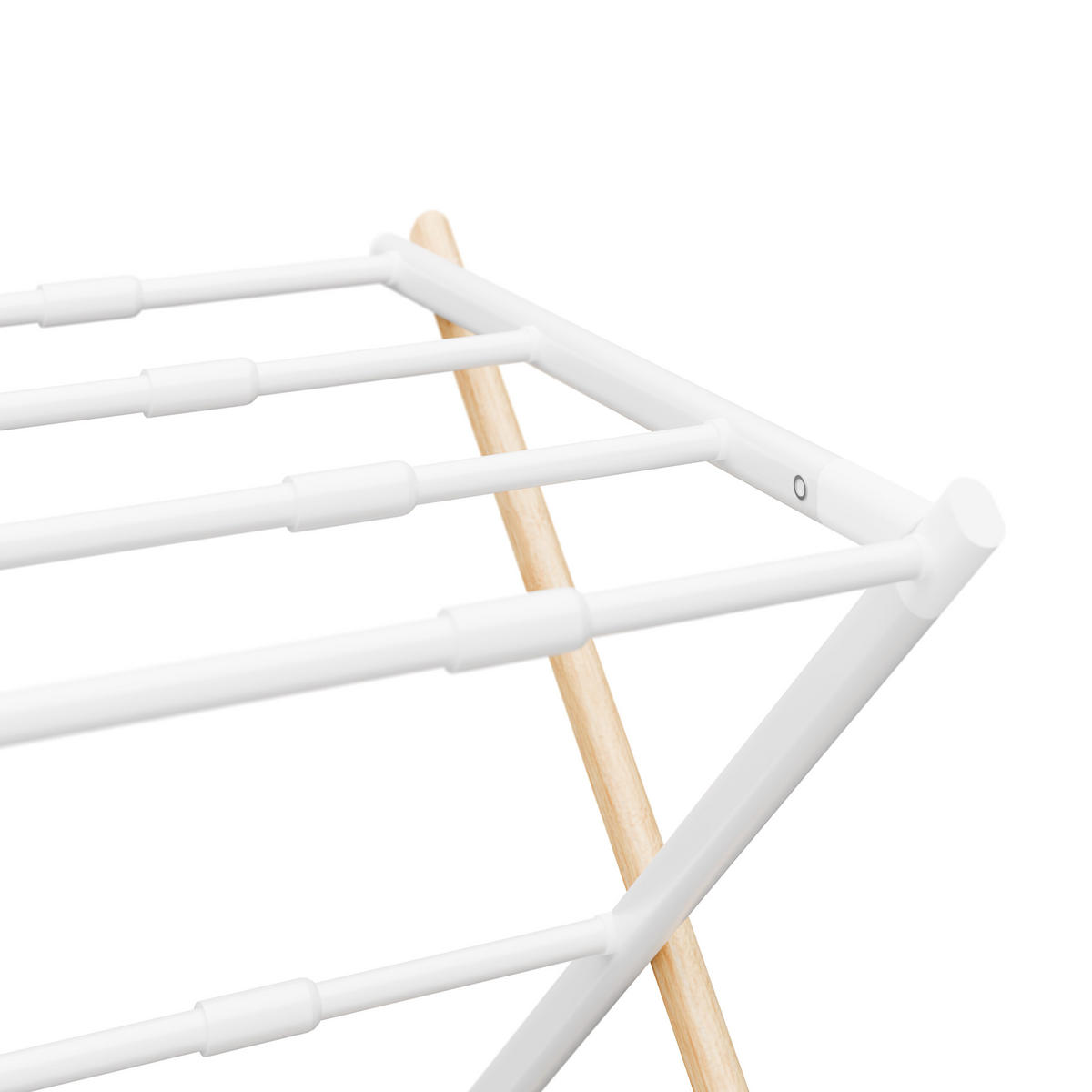 SUŠIAK na prádlo - viacfarebná, kov/drevo (74/107/37cm) - Relaxdays