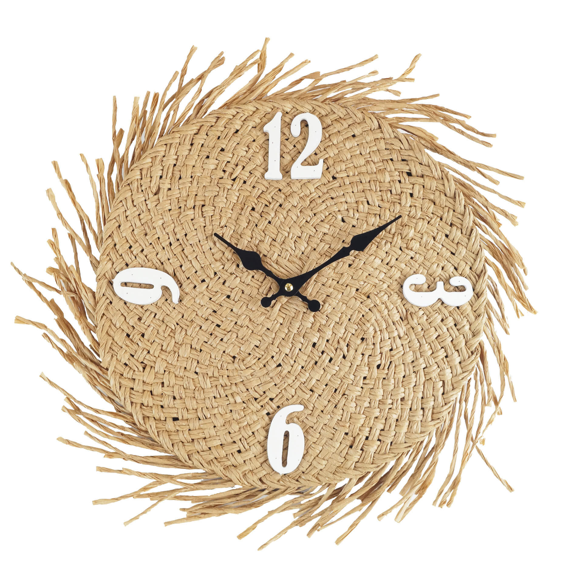 Mobili Rebecca Wanduhr Braun 5x45x45 cm