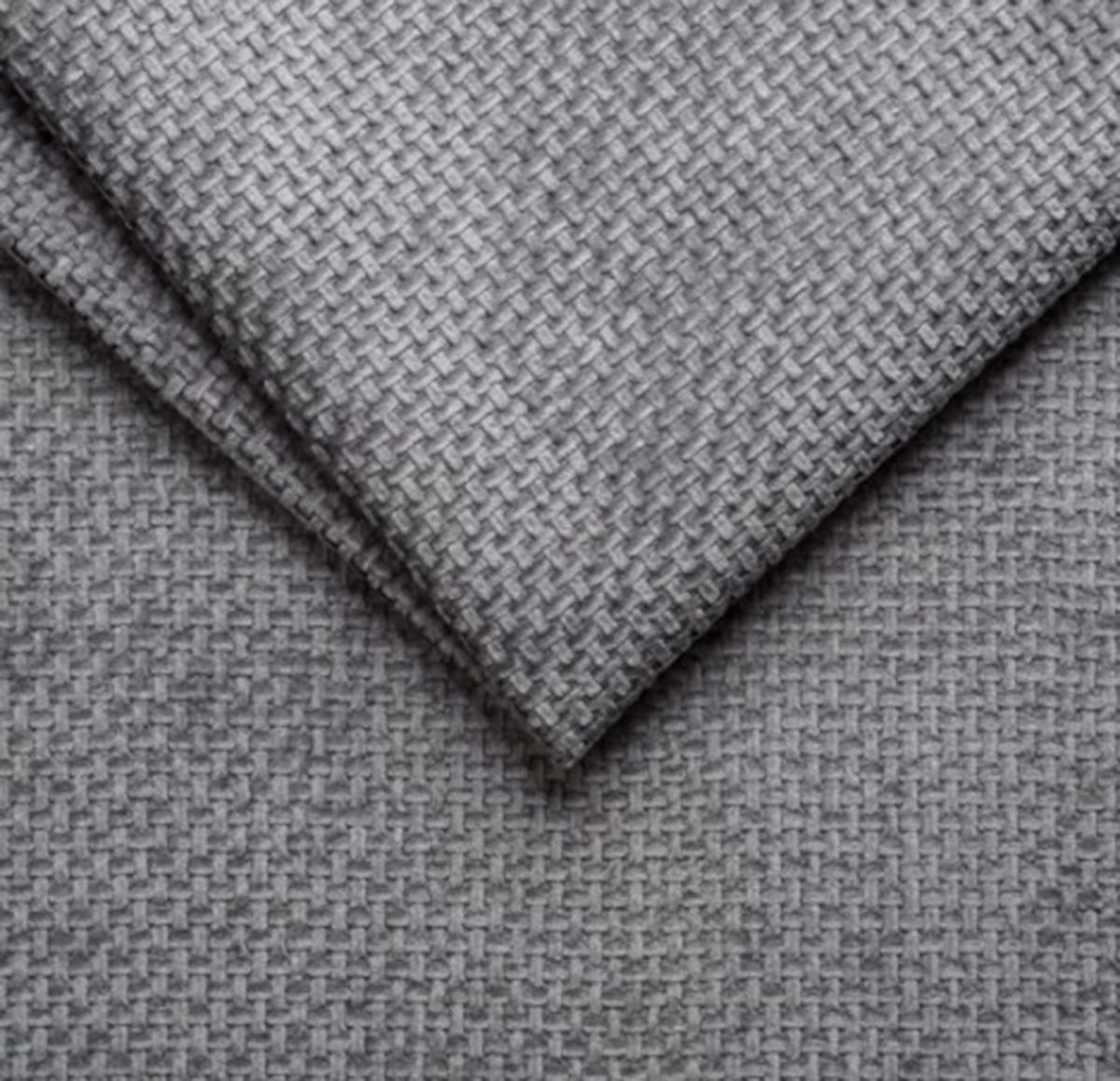 ECKSOFA OMBO 285x168x77/97 cm, Links, Schlaffunktion, elektr. Sitz, Kopfstützen, hydrophober EDEN-Stoff – Silber - Silberfarben, Holz/Textil (168/285cm) - DomoHome