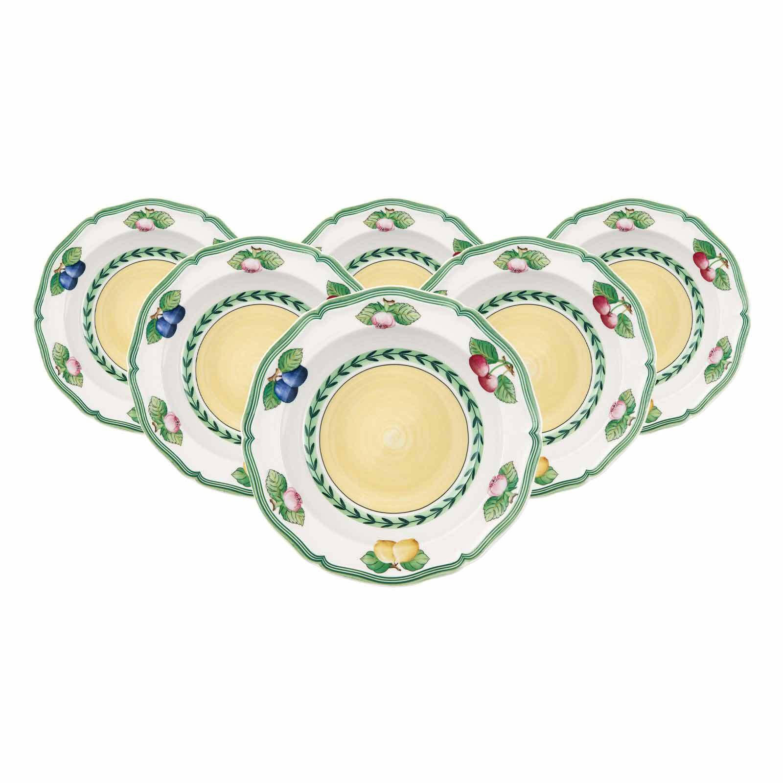 SALATSCHALEN French Garden Fleurence bunt ø 20,5 cm 6er Set - Multicolor, Keramik (20.5cm) - Villeroy & Boch