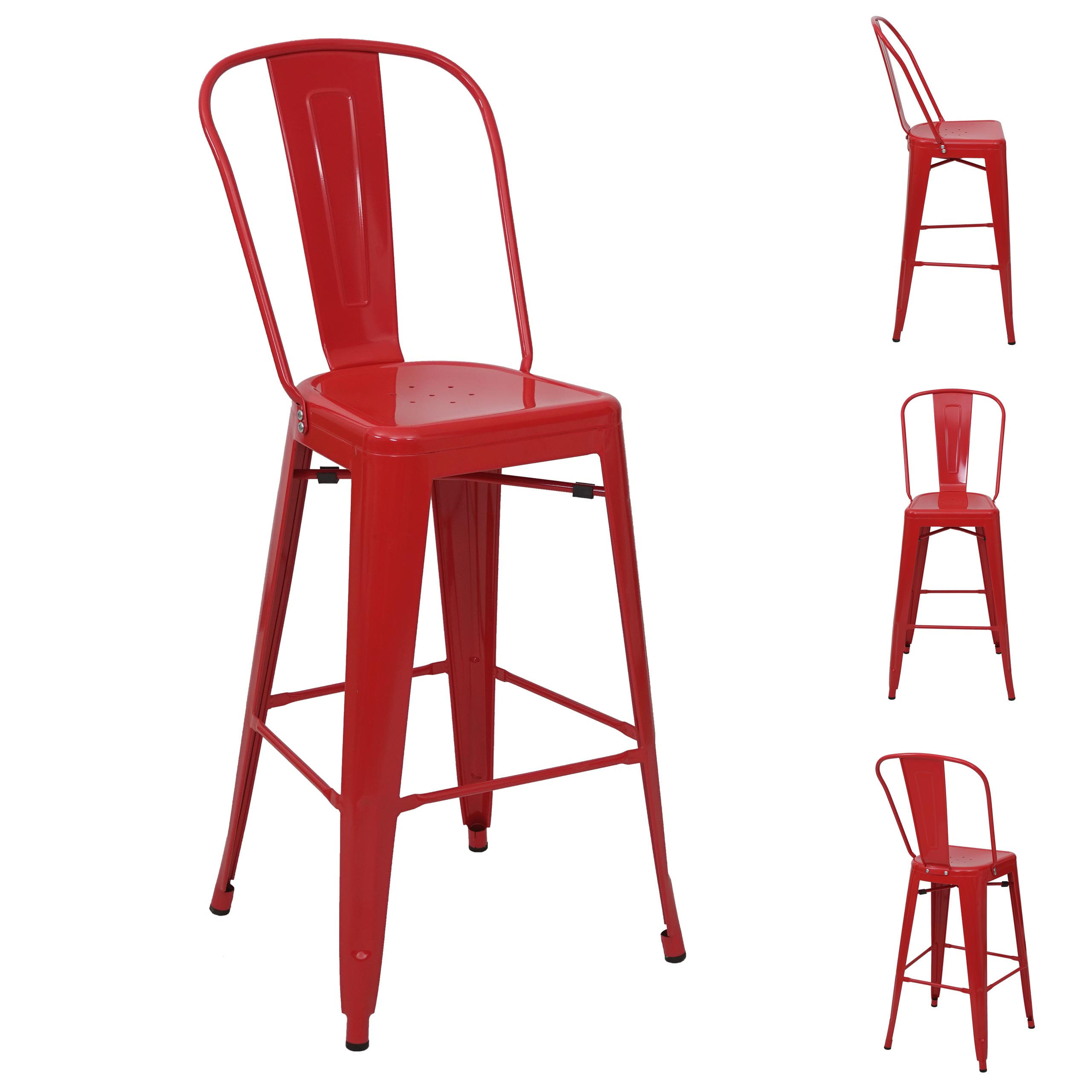 Proregal Barhocker Rot 50x117x45 cm