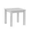 ESSTISCH Rechteckig ausziehbar Weiß Hochglanz 80/80/76 cm - Weiß Hochglanz, Holzwerkstoff (80/80/76cm) - designimpex