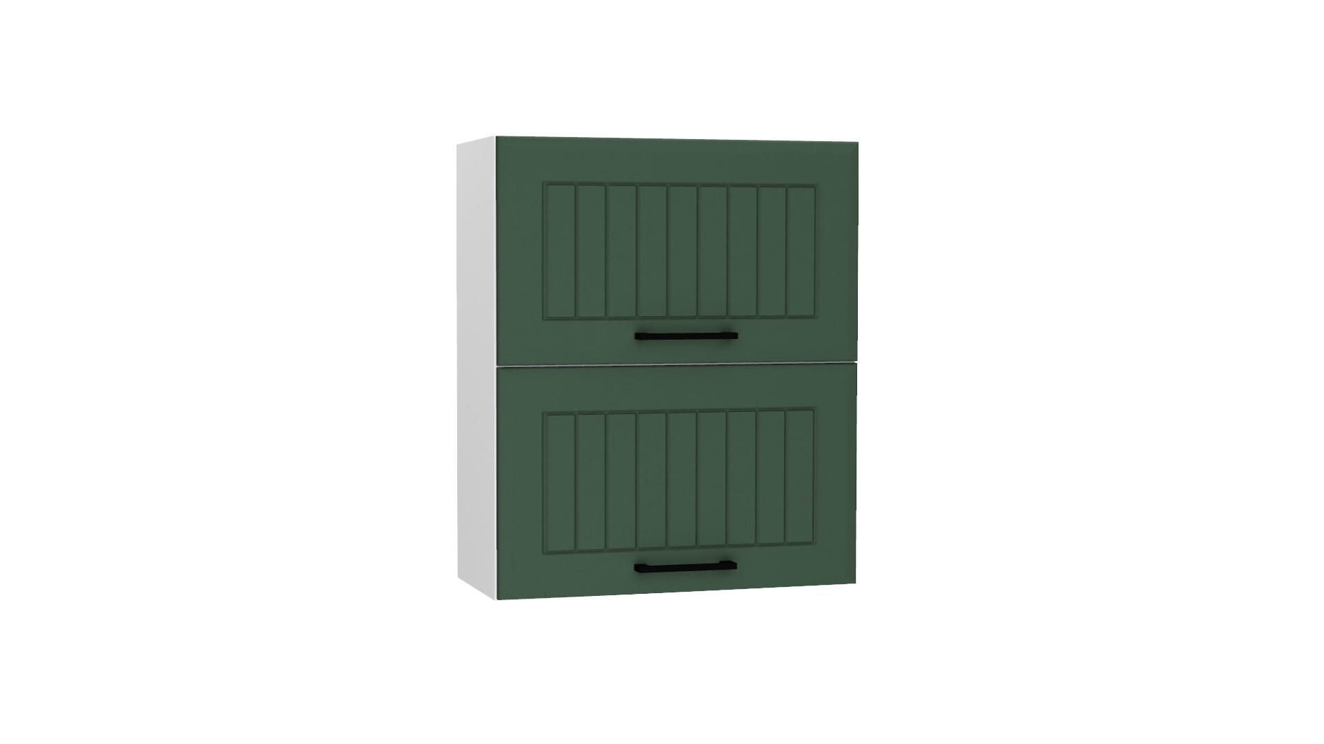 HÄNGESCHRANK W60GRF/2 - ARVION - Hochwertige Küchen Optik - Grün, Holz/Metall (60/72/30cm)