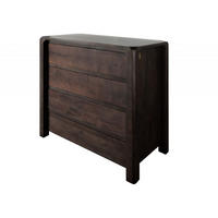 KOMMODE Akazie 96x50x90 tabak lackiert BUENO #4004 - Dunkelbraun, Holz (96/90/50cm) - Massivmoebel24