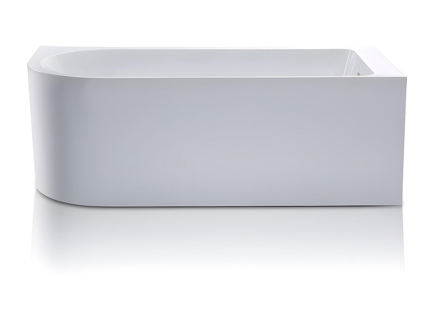 BADEWANNE (Standard) - 1 Person - acryl - weiß Anika - Weiß, Kunststoff (170/58/75cm) - Vente-Unique
