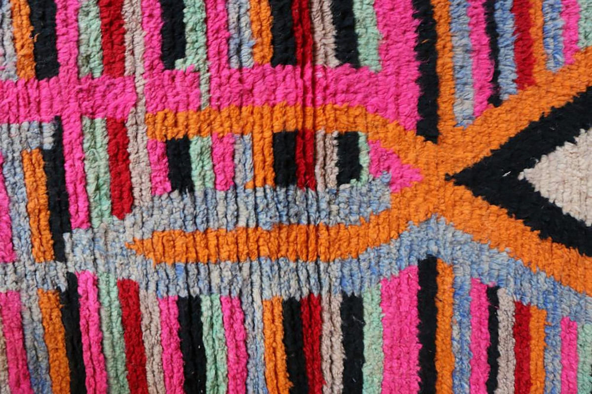 BERBERTEPPICH aus reiner Wolle 72x 350 cm - Pink, Naturmaterialien (72/350cm) - AFK Living