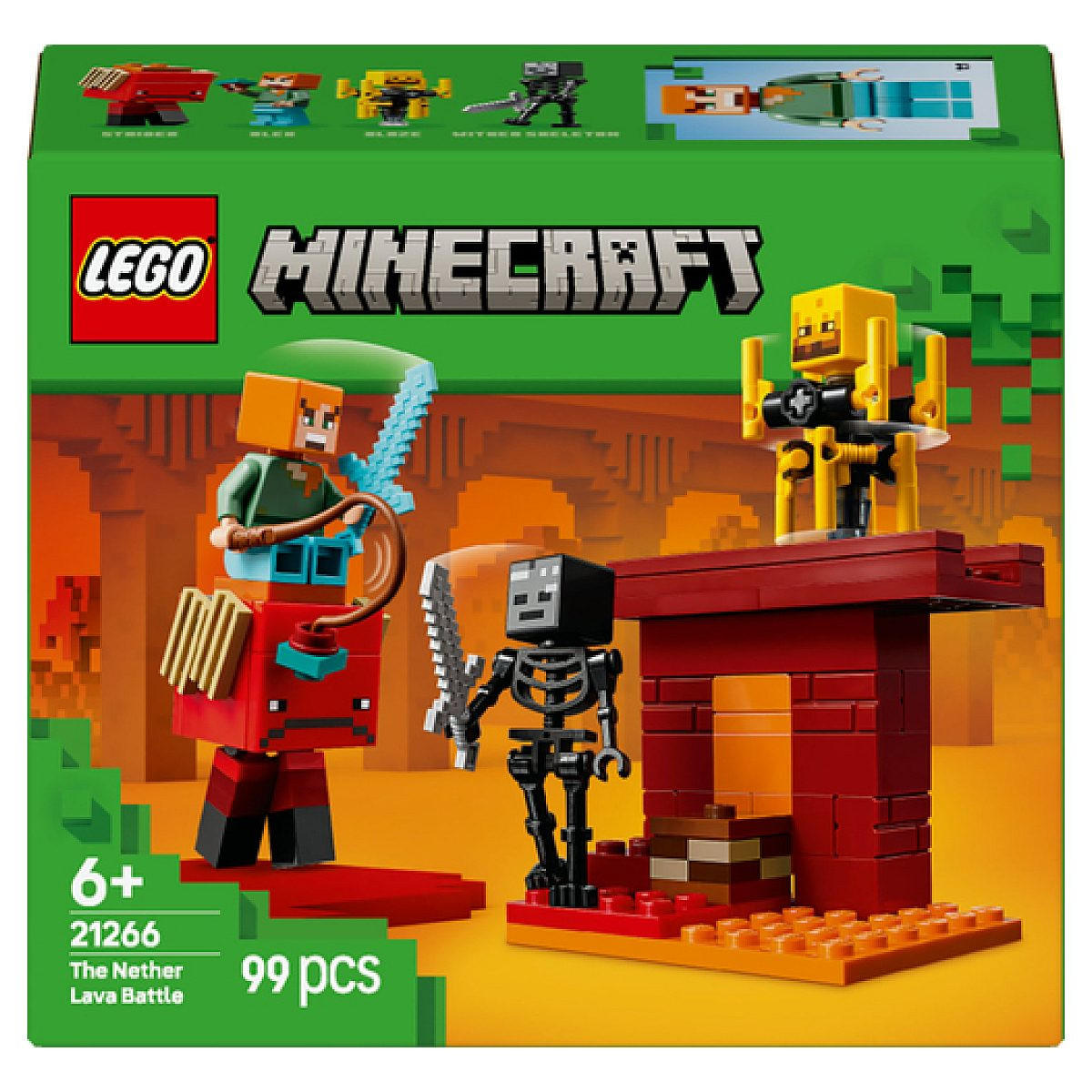 Lego Klemmbausteine Grün 5x12x14 cm