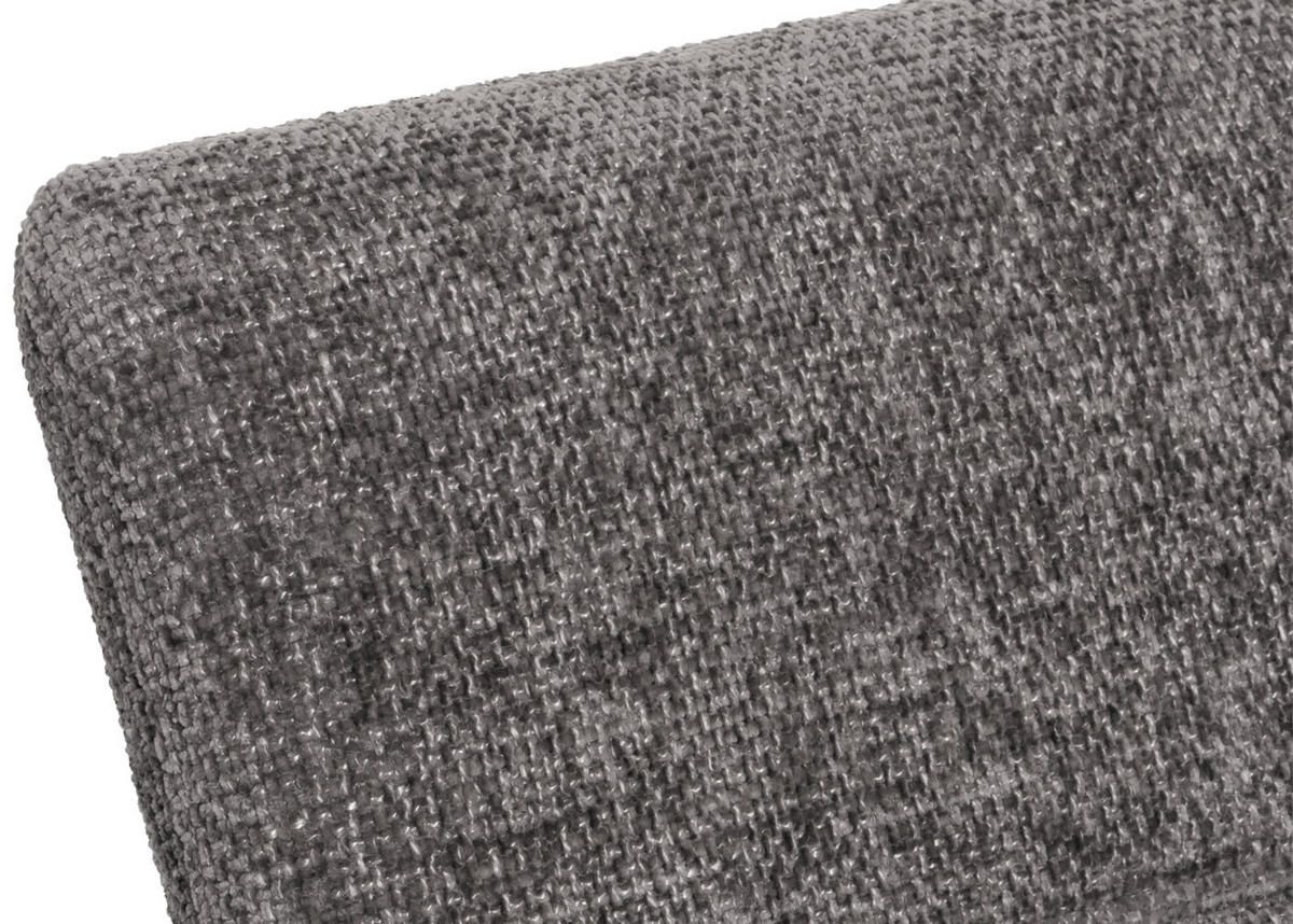 SITZBANK Grau - Grau, Textil (160/100/65cm) - MCW
