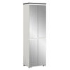 GARDEROBE Shoelove 40/60/109 cm - Grau, Holzwerkstoff (60/109/40cm) - Xonox