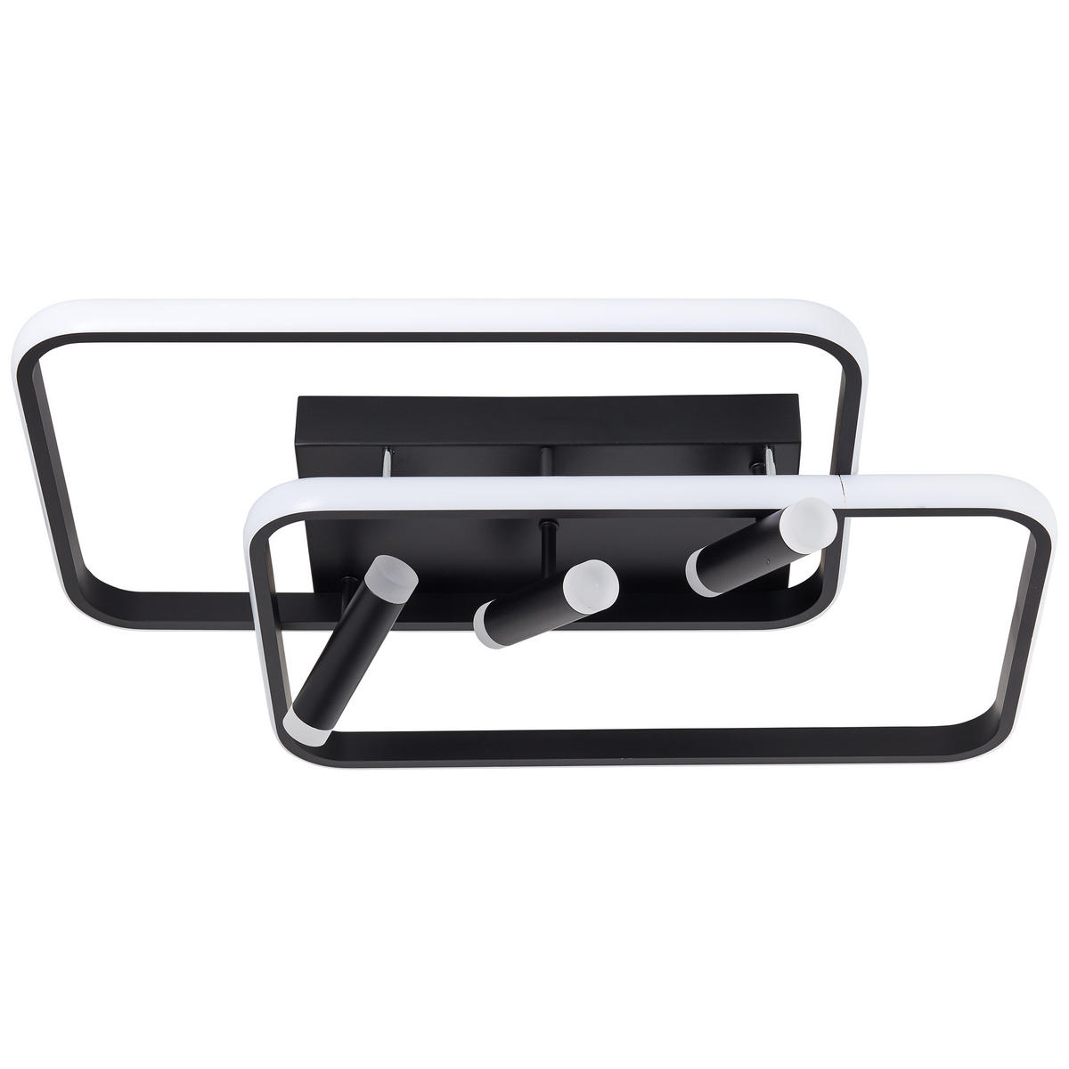 DECKENLEUCHTE Dalida G99581/06 - Schwarz, Metall (45.2/66/14cm) - Brilliant