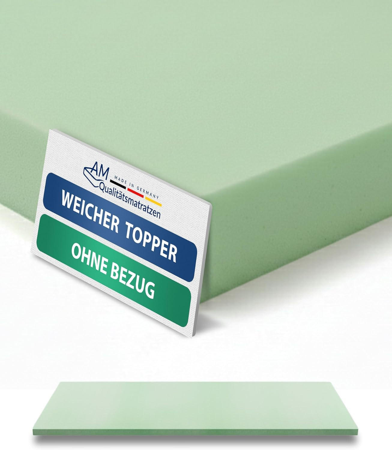 AM Qualitätsmatratzen ZÁKLADNÍ VRCHNÍ DESKA bez potahu 120/200 cm - výška 4 cm