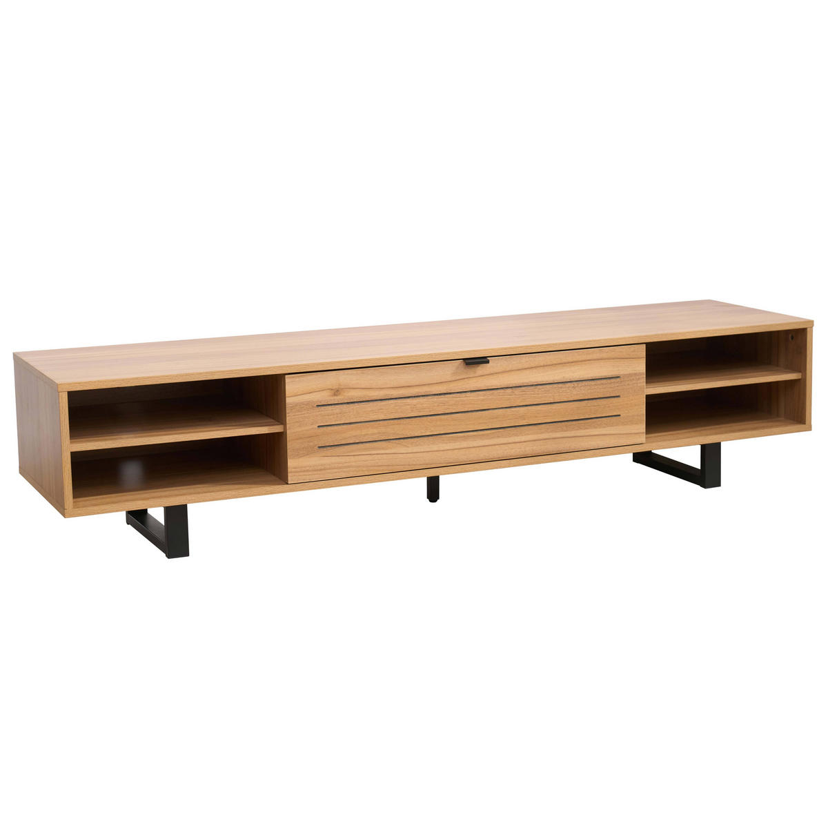 TV-SCHRANK, helles Holzeffekt - Beige, Holz (40/35/160cm) - Oviala