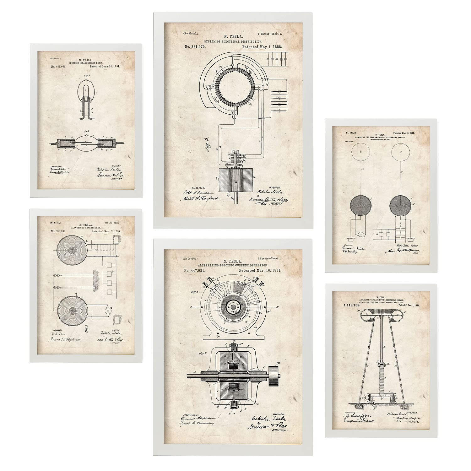 Nacnic Poster Weiß 29x3 cm