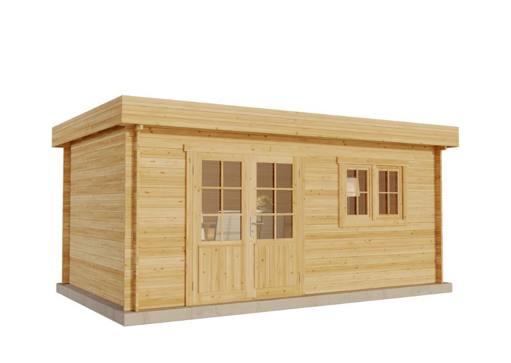 Alpholz Gartenhaus Pinien 520x228x320 cm