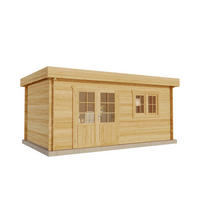GARTENHAUS Holz Spree Compact - Pinienfarben, Holz (520/228/320cm) - Alpholz