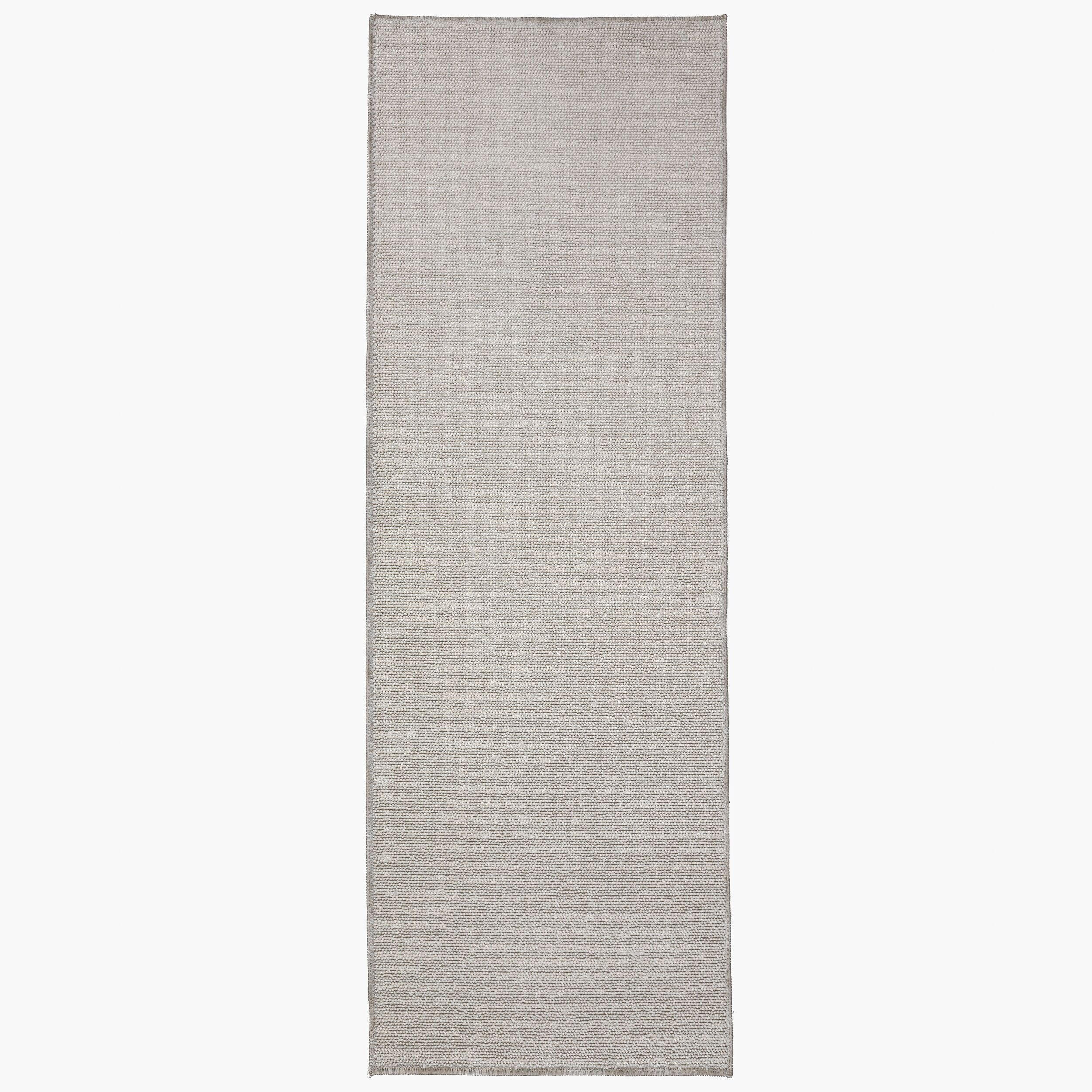 KURZFLORTEPPICH Waschbar NORA, einfarbig, Grau, 78 x 230 cm - Grau, Textil (230/78cm) - KADIMA DESIGN