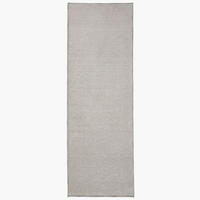 KURZFLORTEPPICH Waschbar NORA, einfarbig, Grau, 78 x 230 cm - Grau, Textil (230/78cm) - KADIMA DESIGN