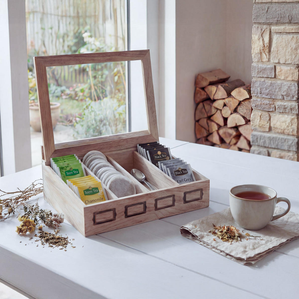 AUFBEWAHRUNGSBOX Braun - Braun, Holz (37/17/33cm) - MCW