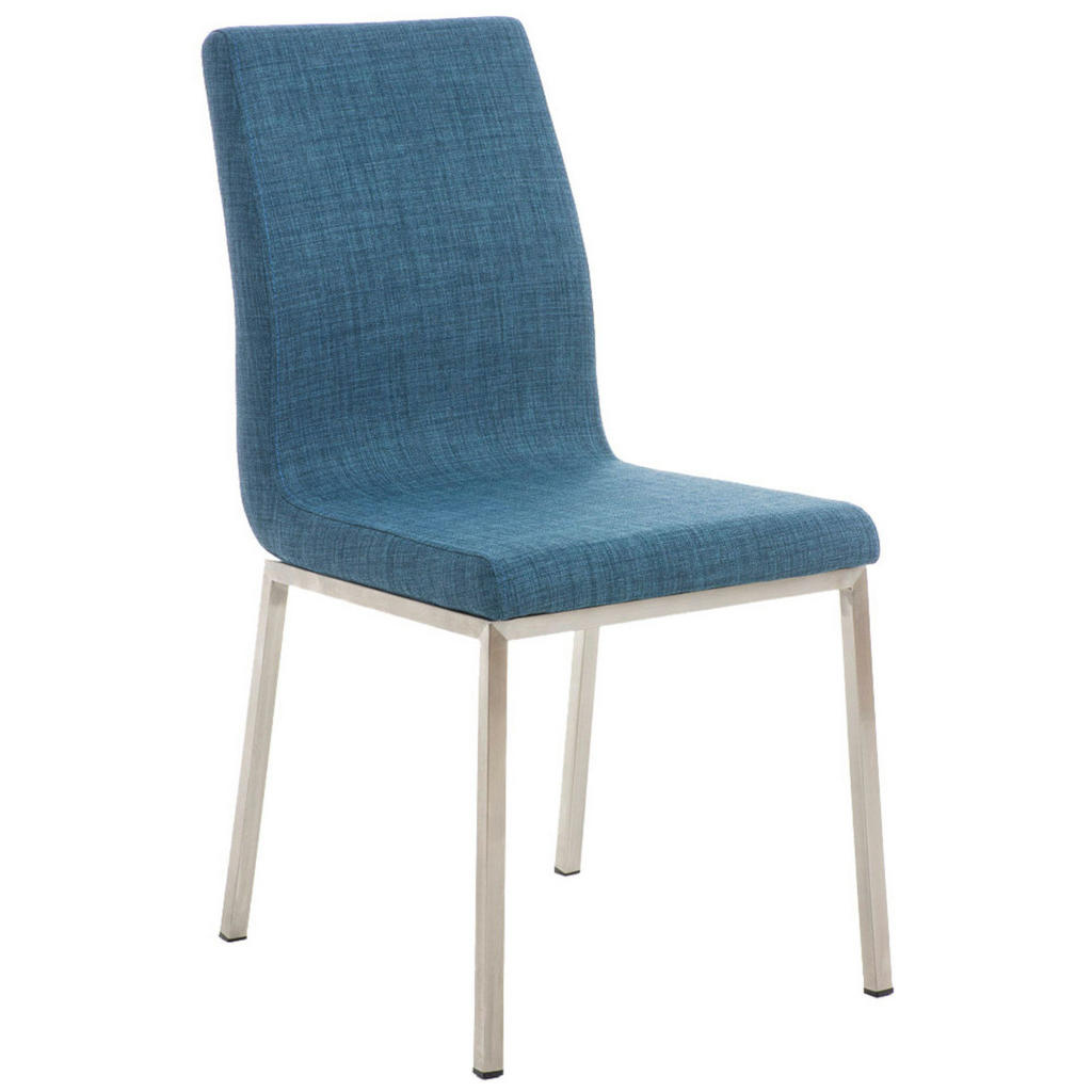 Thumbnail - CLP Stuhl, Blau, Textil, 40x88x50 cm, Esszimmer, Stühle, Esszimmerstühle, Vierfußstühle
