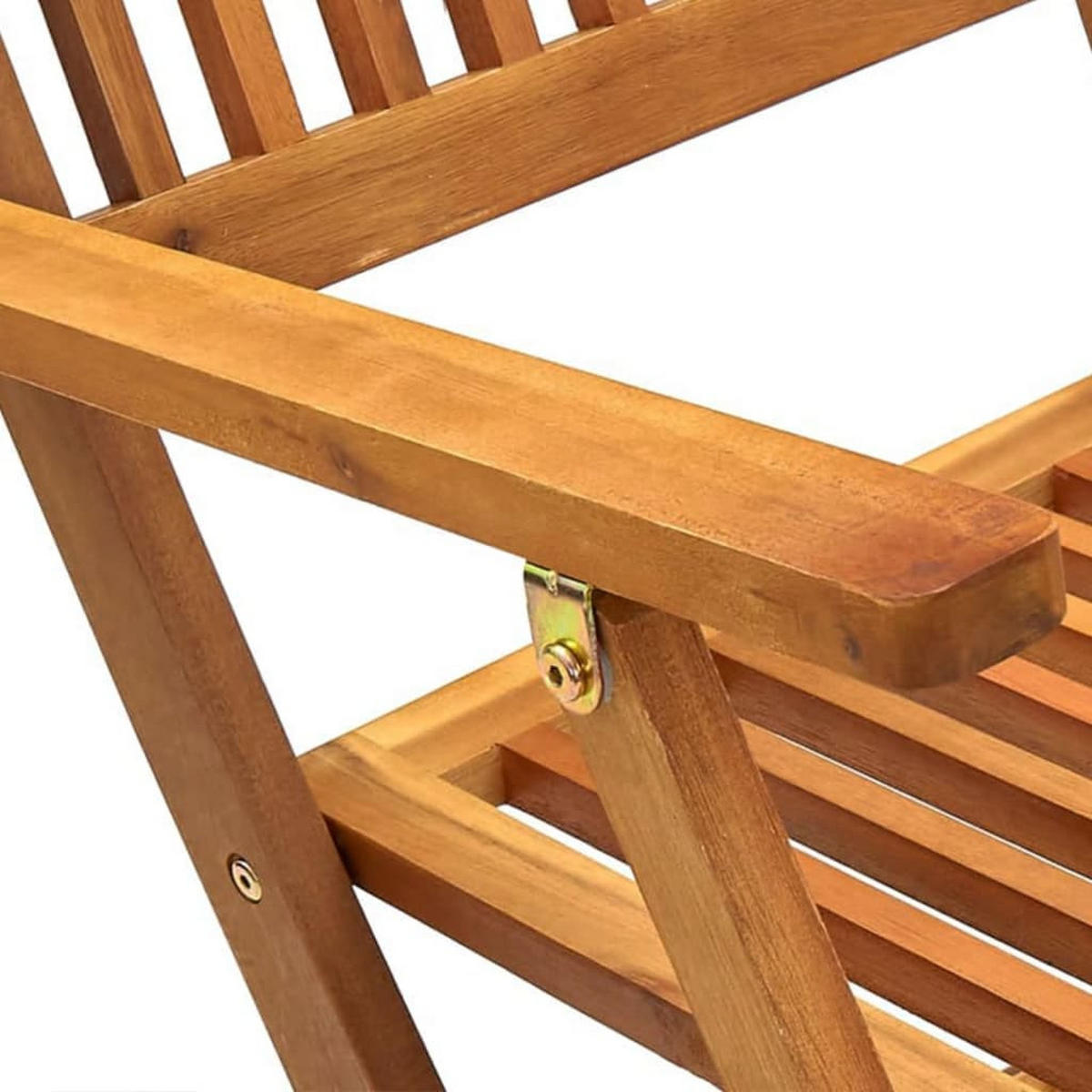 GARTEN-ESSGRUPPE 7-teilig Klappbar Massivholz Akazie - Braun, Holz - vidaXL