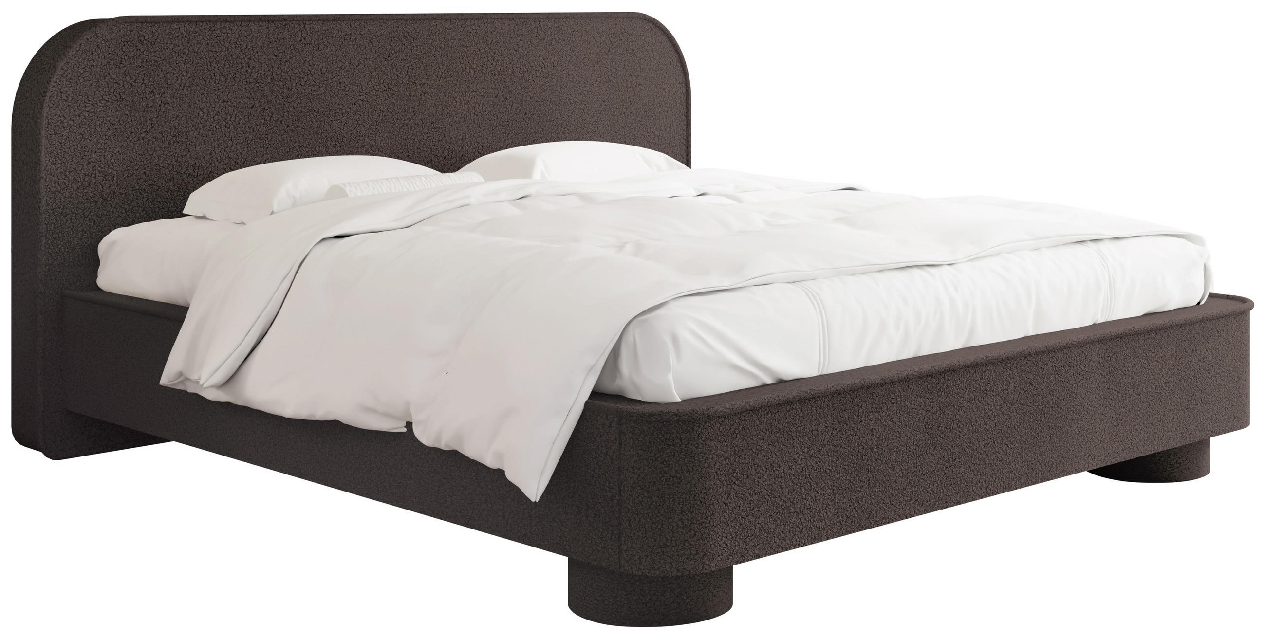 WFL Group Polsterbett Braun 180x200 cm