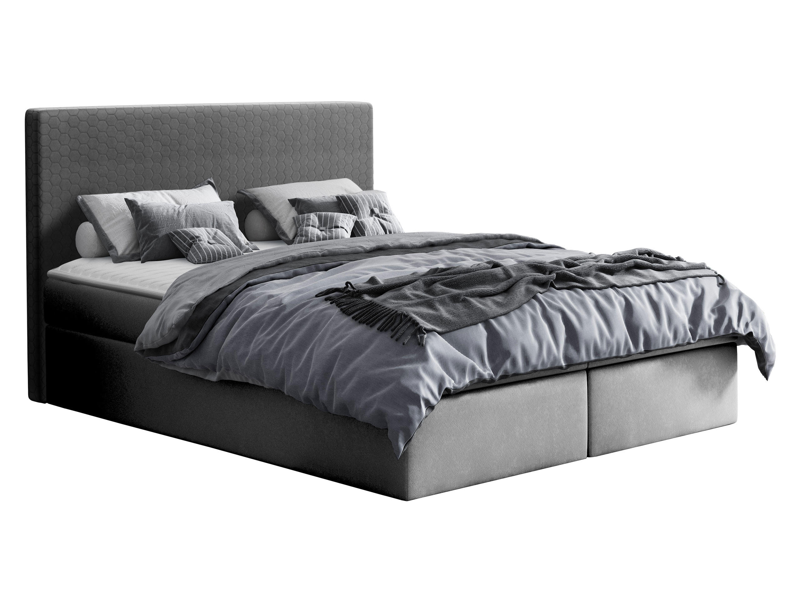 BOXBETT Cosmo - Greige, Holz (180/200cm) - MIRJAN24