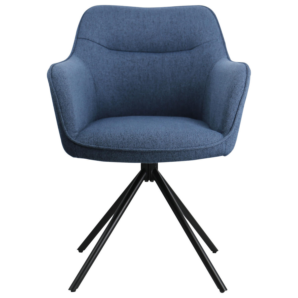 STÜHLE Danna Blau 2er-Set - Blau, Textil (58/80.5/59cm) - Happy Garden