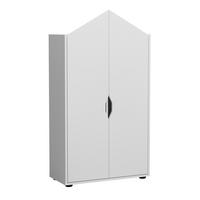 KINDERREGAL Estell Weiß 71 x 140.4 cm - Weiß, Holzwerkstoff (71/140.4/32.1cm) - Vicco