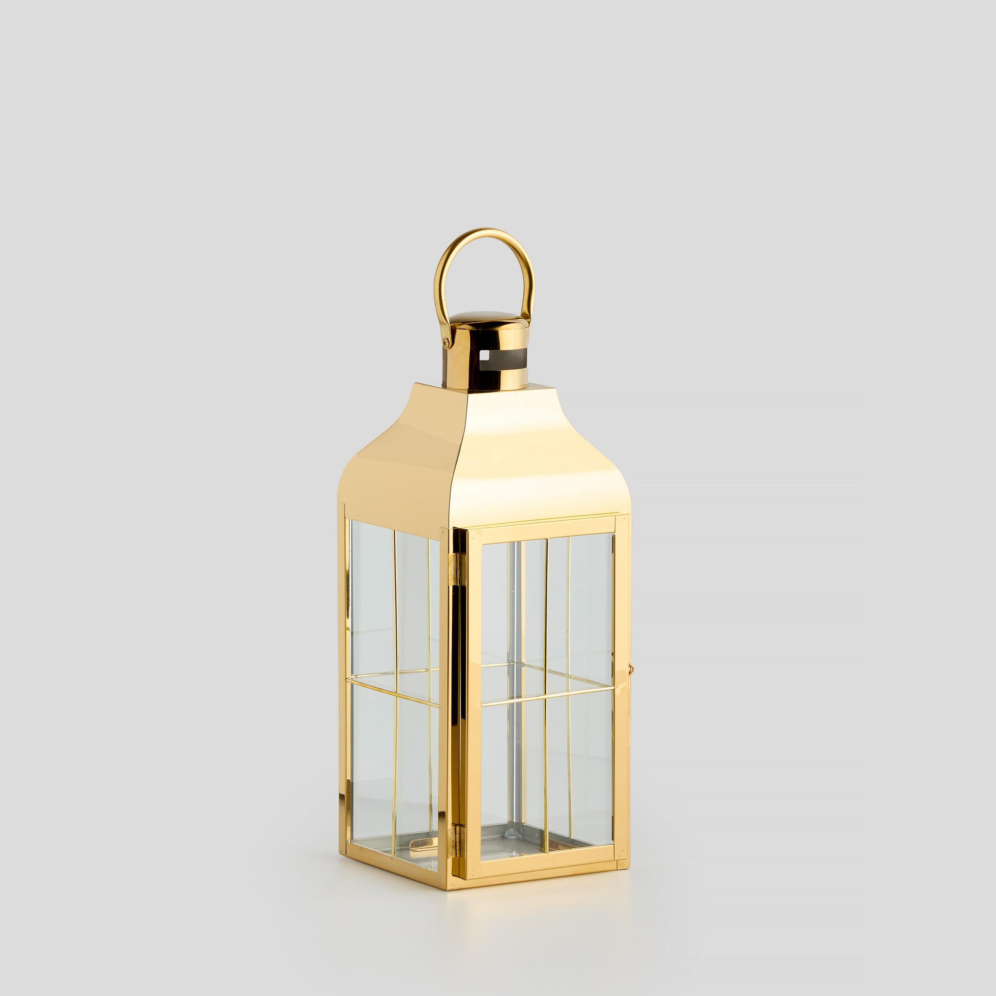 LATERNE Carloso - Goldfarben, Metall (16/42/17cm) - home&you
